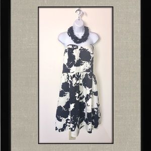 THE LIMITED strapless print dress size 14